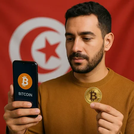 homme-tunisien-bitcoin-portefeuille-cryptomonnaie